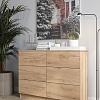 Комод Горизонт Нео 1050 6 ящиков (дуб золотой крафт)