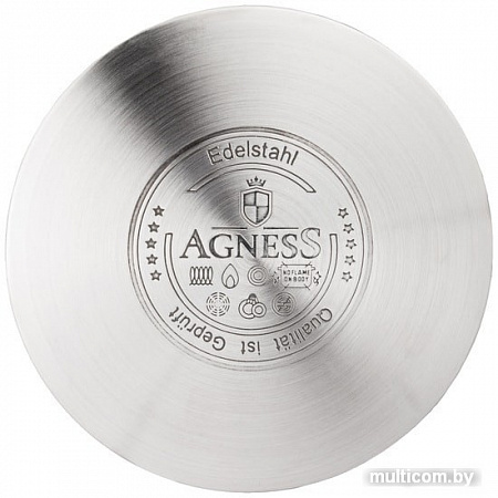 Кастрюля с длинной ручкой Agness 937-740