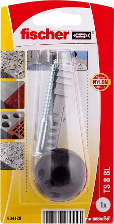 Упор дверной Fischer TS 8BL K NV 534129
