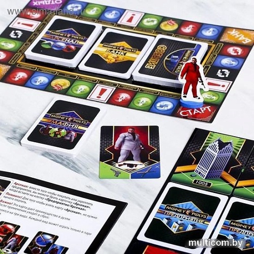 Настольная игра Лас Играс Money Polys Мафия 2586839