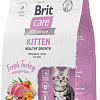 Сухой корм для кошек Brit Superpremium Kitten с индейкой для котят, беременных и кормящих кошек (здоровый рост) 400 г