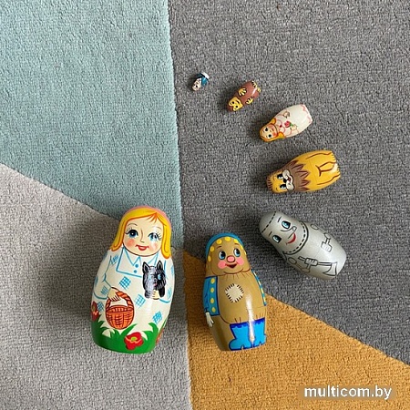 Развивающая игра Брестская Матрешка Волшебник страны Оз (набор 7 шт)