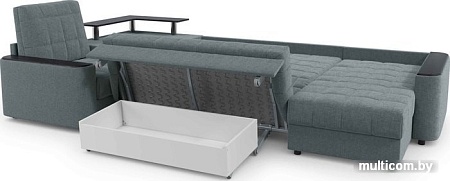 Угловой диван Moon Trade Даллас 018 003611 (левый, серый)