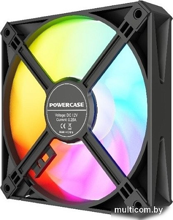 Вентилятор для корпуса Powercase M56-12 ARGB