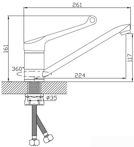 Смеситель Diadonna D80-449126