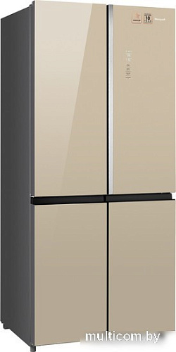 Холодильник side by side Weissgauff WCD 590 Nofrost Inverter Premium Biofresh Gold Glass