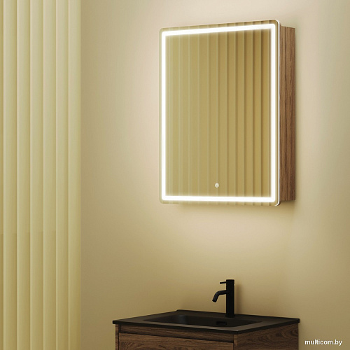 Sancos Шкаф с зеркалом Mirror MI60ECH (с LED подсветкой)