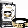 Ошейник Lovetoy Bondage Fetish Black Matt Collar With Leash LV761004 (золотистый)