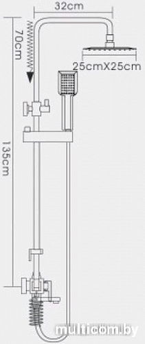 Душевая система FRAP F2419