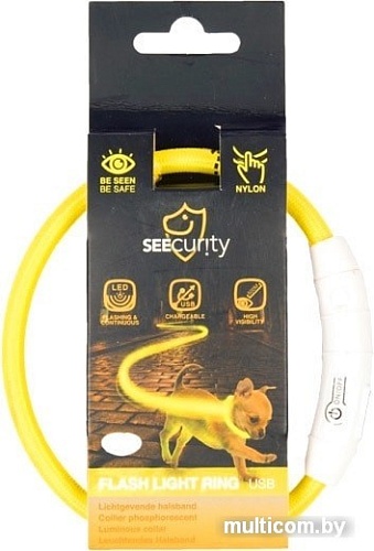 Ошейник Duvo Plus 1270014/DV (желтый)