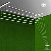 Сушилка для белья Ledeme Потолочная стальная 1.5 м (5 планок)