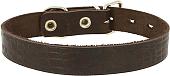 Ошейник Каскад Classic с накаткой 30 мм 44-53 см 00030081 (коричневый)