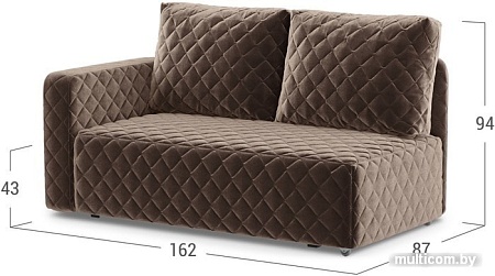 Угловой диван Moon Trade Марсель 087 002688 (левый, коричневый)