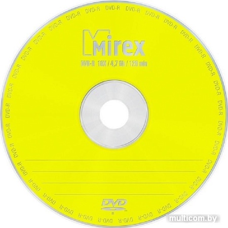 DVD-R диск Mirex 4.7Gb 16x Mirex в бумажном конверте с окном