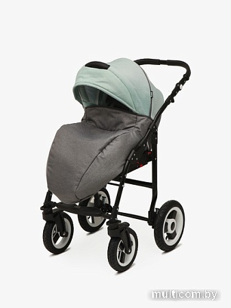 Универсальная коляска Rant Dream (3 в 1, 04 серый/мятный)