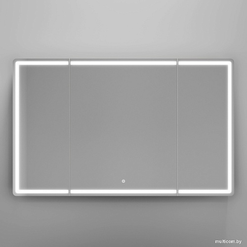 Sancos Шкаф с зеркалом Mirror MI120EG (с LED подсветкой, дуб галифакс натуральный)