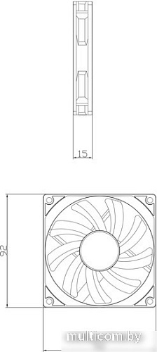 Вентилятор для корпуса Thermalright TL-9015W