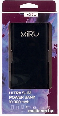 Портативное зарядное устройство Miru LP-1036A (черный)