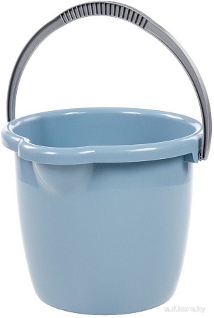 Ведро Полесье №10 04816 (12 л, серый/синий)
