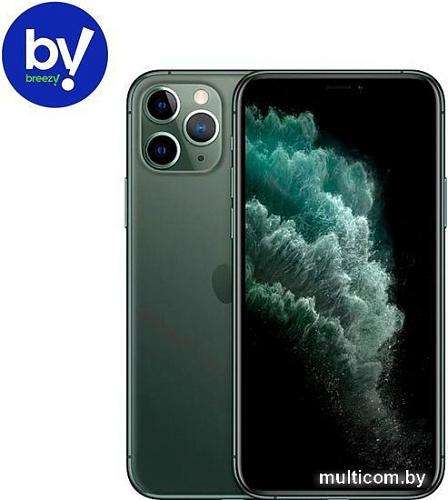 Смартфон Apple iPhone 11 Pro 512GB Восстановленный by Breezy, грейд B (темно-зеленый)