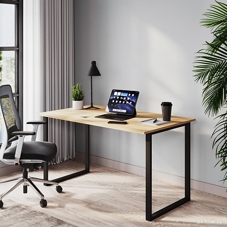 Стол Soma Bliss 100x60 (дуб сонома/черный)