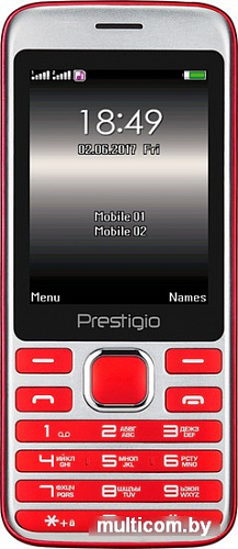 Мобильный телефон Prestigio Grace A1 (красный) [PFP1281DUO]