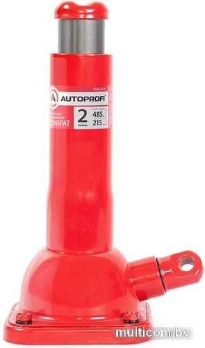 Бутылочный домкрат Autoprofi DVB-20 Hi 2т