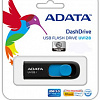 USB Flash A-Data DashDrive UV128 Black/Blue 128GB (AUV128-128G-RBE)