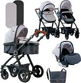Универсальная коляска Lorelli Alexa 2020 (3 в 1, light grey)