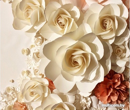 Фотообои Citydecor Цветы 3D с защитным покрытием 300x254