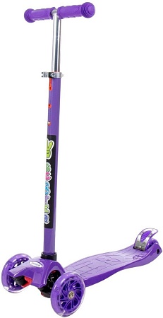 Двухколесный детский самокат Полесье 0072 94513 (фиолетовый)