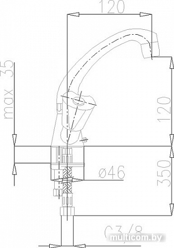 Смеситель Armatura Ceramik 332-815-00