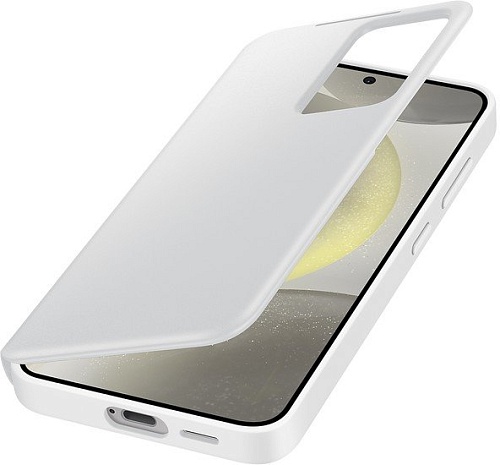 Чехол для телефона Samsung View Wallet Case S24 (белый)