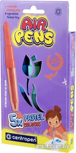 Фломастеры Centropen AirPens Pastel 6 1500 0560 (5 цв)