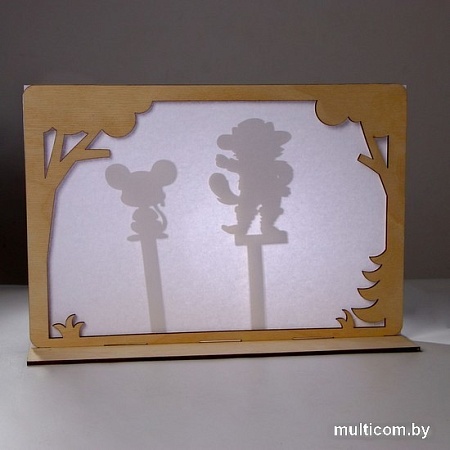 Развивающая игра Лесная мастерская Теневой театр по мотивам сказки Ш. Перро "Кот в сапогах" 5329718