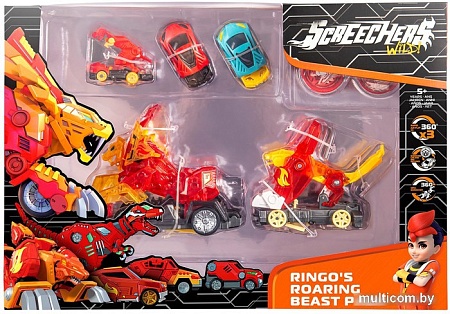 Трансформер Screechers Wild Рычащий баттл Ринго 2-в-1 40879