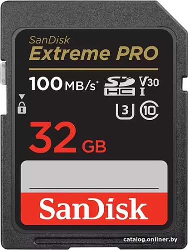 Карта памяти SanDisk Extreme PRO SDHC SDSDXXO-032G-GN4IN 32GB