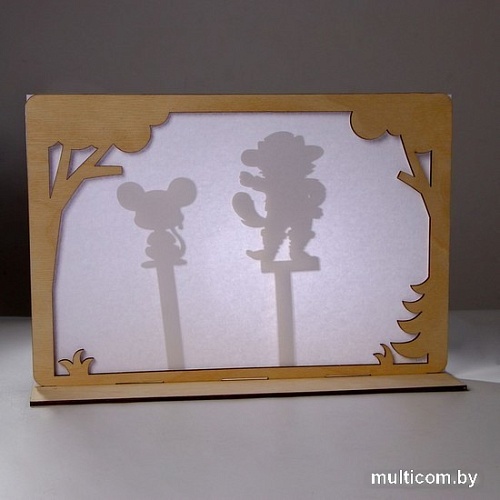 Развивающая игра Лесная мастерская Теневой театр по мотивам сказки Ш. Перро "Кот в сапогах" 5329718