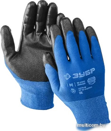 Текстильные перчатки Зубр 11276-M-z01 Маслобензостойкие тонкие (р-р M)