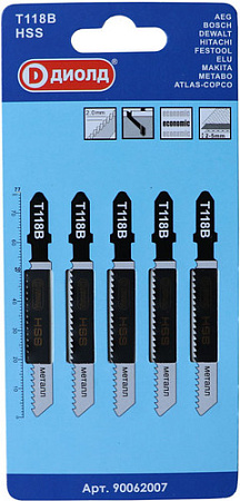 Набор пильных полотен ДИОЛД Т118B 90062007