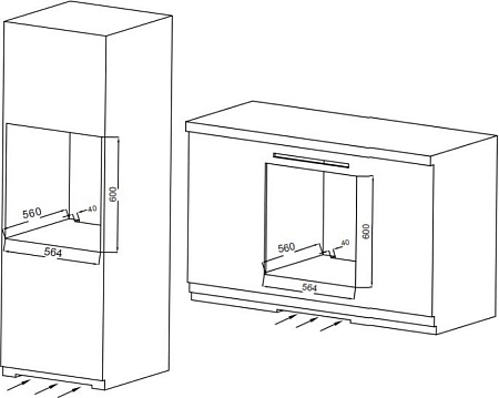 Электрический духовой шкаф MAUNFELD EOEC.566TB
