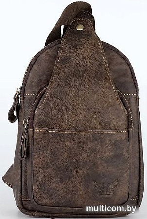 Городской рюкзак Poshete 253-2201-30-BRW (коричневый)