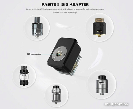 Стартовый набор Smoant Pasito II (6 мл, алмазная решетка)