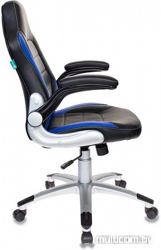 Кресло Бюрократ VIKING-1/BL+BLUE (черный/синий)