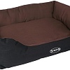 Лежак Scruffs Expedition Box Bed с бортиком 50 см (коричневый)