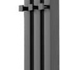 Полотенцесушитель Teymi Helmi Inaro 110x15 (3 секции, с таймером, графит матовый)