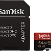 Карта памяти SanDisk Extreme PRO microSDXC SDSQXCU-064G-GN6MA 64GB (с адаптером)