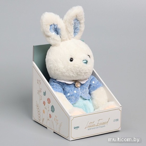 Классическая игрушка Milo Toys Little Friend Зайка в синем платье 9905655