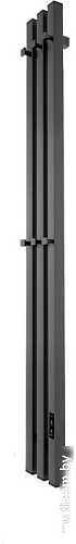 Полотенцесушитель Teymi Helmi Inaro 110x15 (3 секции, с таймером, графит матовый)