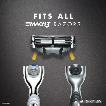 Сменное лезвие Gillette Mach3 (2 шт)